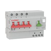Выключатель автоматический дифференциального тока 4п C 20А 30мА 6кА тип A YON MDV63 | код MDV63-42C20-A | DKC